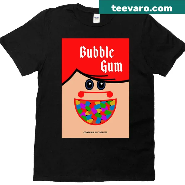 Vintage art t-shirt featuring 80s gum design