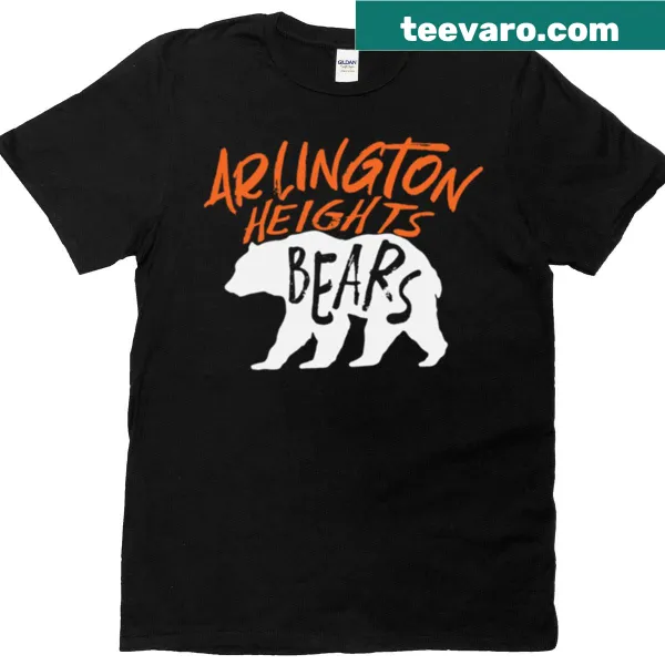 Retro Arlington Heights Bears football t-shirt with touchdown bear graphic
