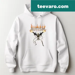 Autistic Skelleton Autism Skeleton Funny Oddly Specific Meme Autistic Awareness T-shirt ...