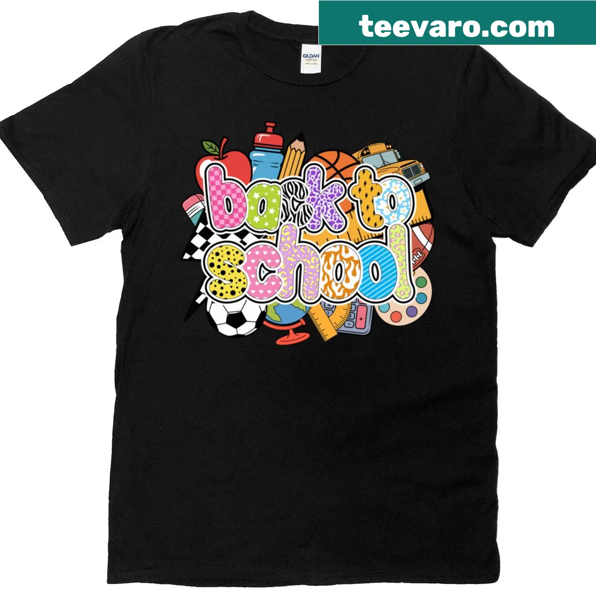 Motivational text T-shirt for teachers and students about education — on a men's t-shirt