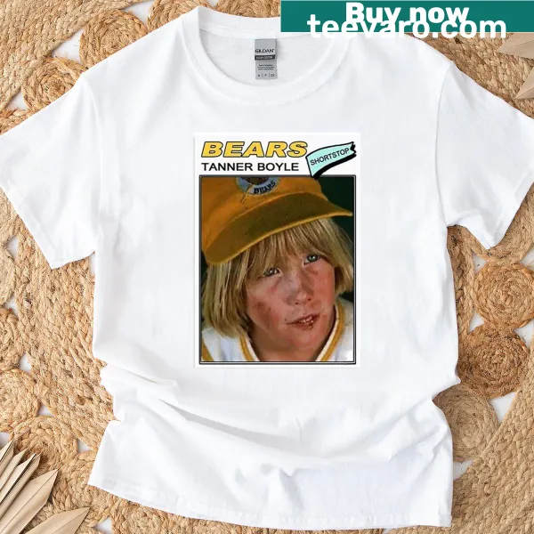 Bad News Bears Tanner Boyle baseball card t-shirt