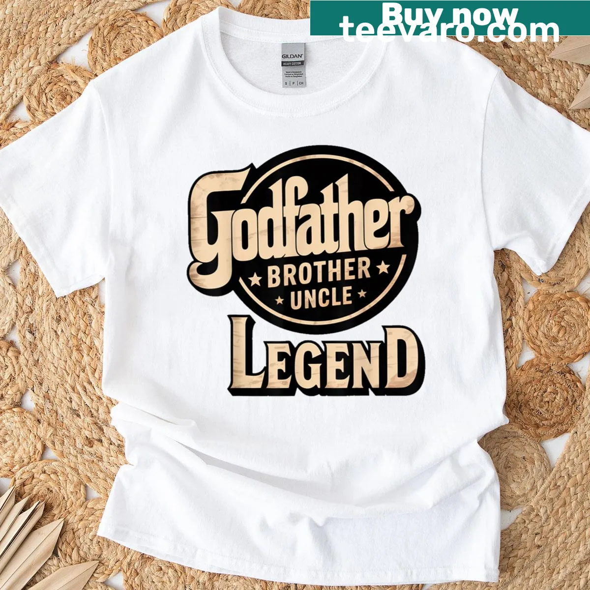 T-shirt celebrating brothers, uncles, and godfathers — on a men's t-shirt