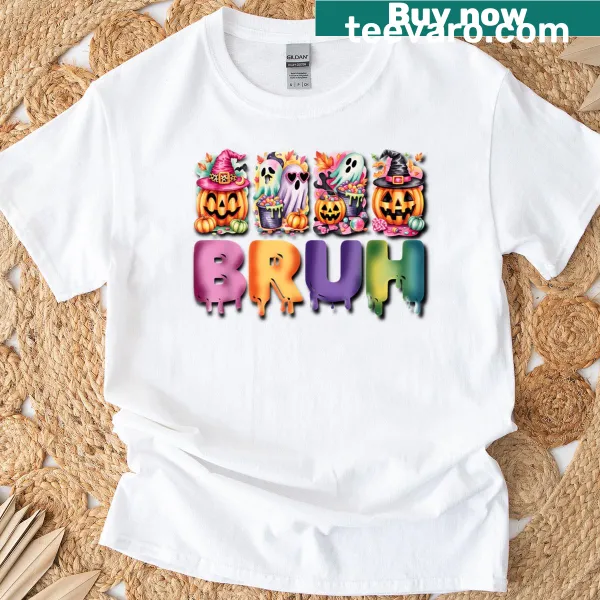 Cute ghost graphic t-shirt design for kids with playful text