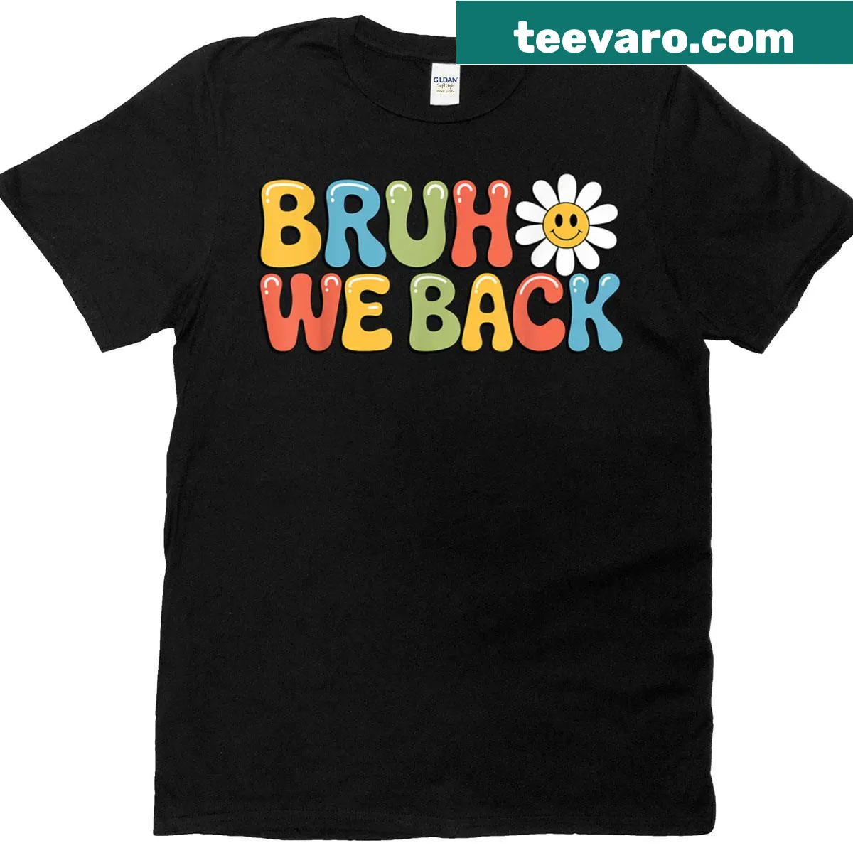 Funny first day of school t-shirt with humorous text — on a men's t-shirt