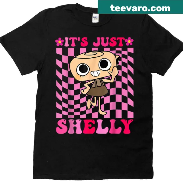 Cartoon birthday T-shirt featuring Shelly character design for kids