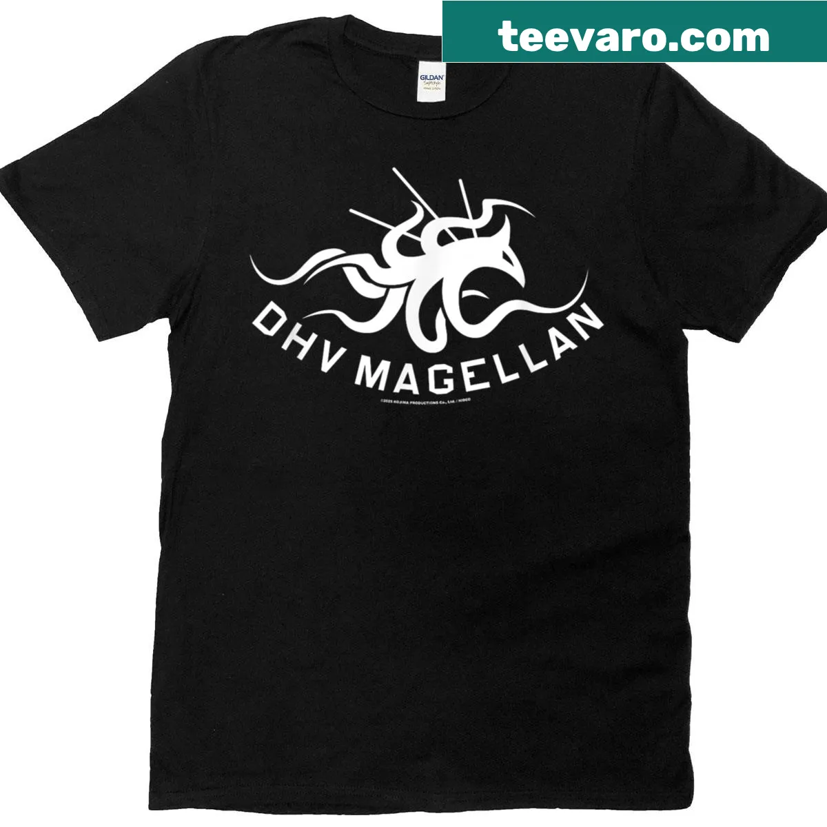 Death Stranding 2 Dhv Magellan gaming design t-shirt — on a men's t-shirt