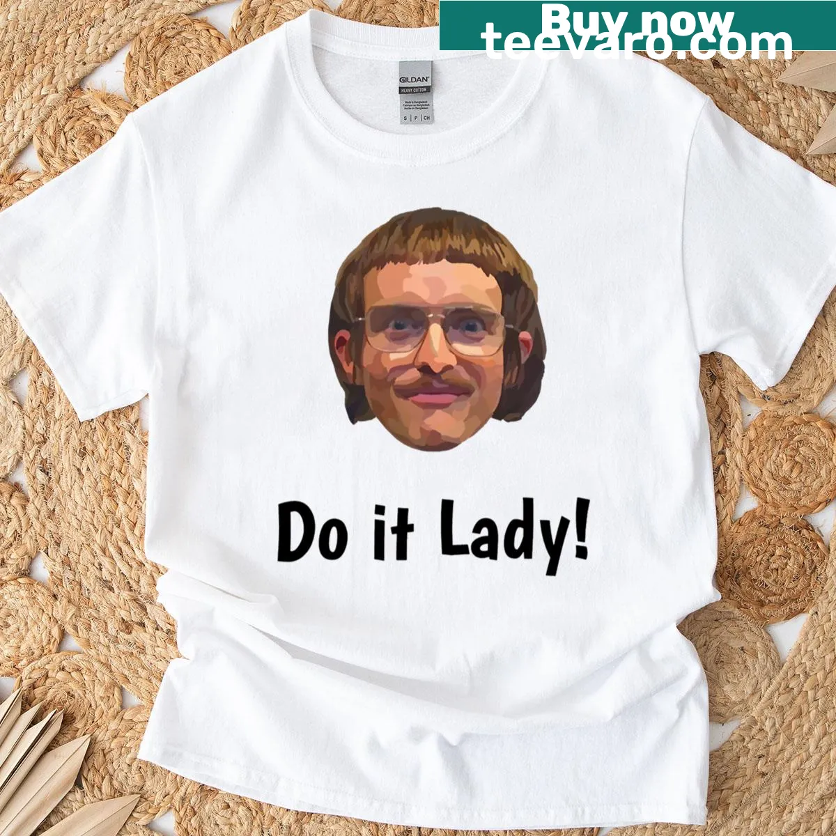 Funny TikTok meme t-shirt for women — on a men's t-shirt
