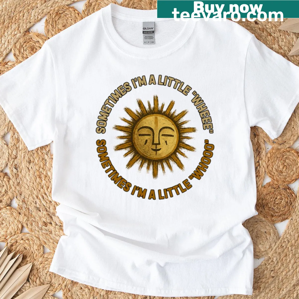 T-shirt displaying a playful 'Expedition 33 Clair Obscur Esquie Whee Whoo' quote. — on a men's t-shirt