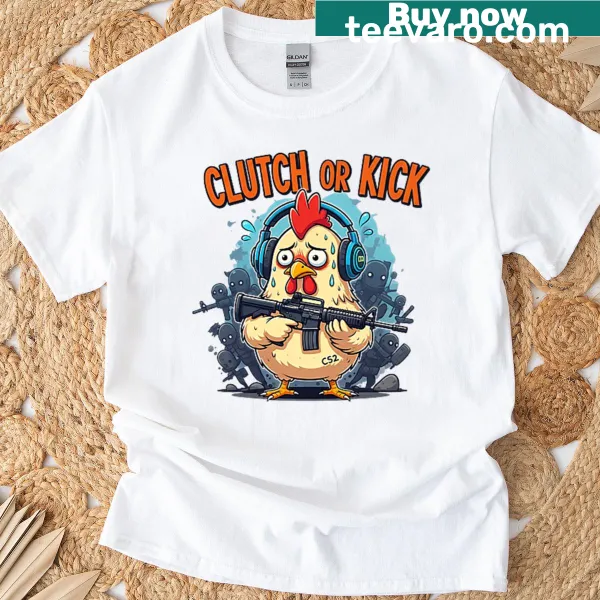 Graphic T-shirt for FPS gamers featuring witty gaming text