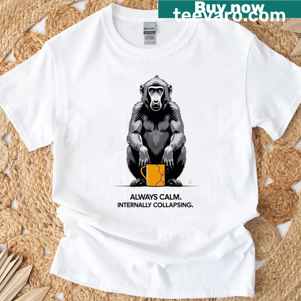 Funny job quote shirt for account managers. — on a men's t-shirt