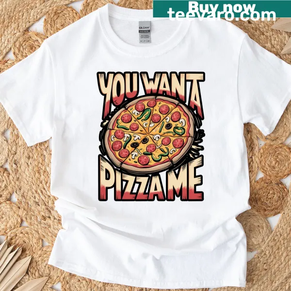 Fun pizza pun T-shirt with boxing theme.