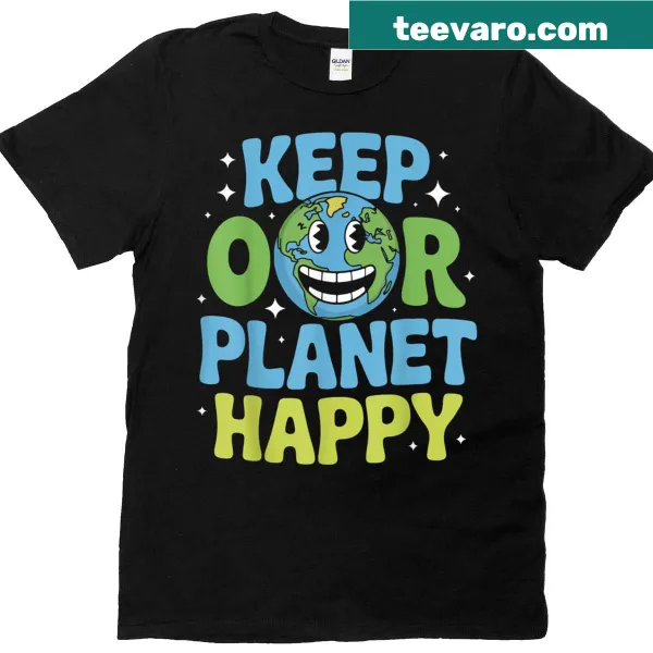 Cartoon graphic promoting Earth Day awareness
