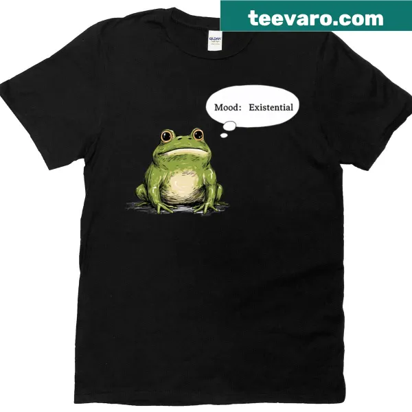 Cartoon goldfish with text 'Why Am I Like This?' graphic t-shirt