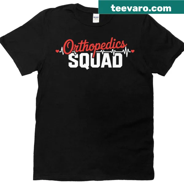 Humorous orthopedic surgeon graphic t-shirt with heart design
