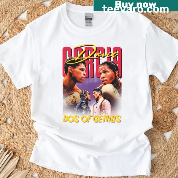 Gervonta Davis vs Ryan Garcia t-shirt with bold typography