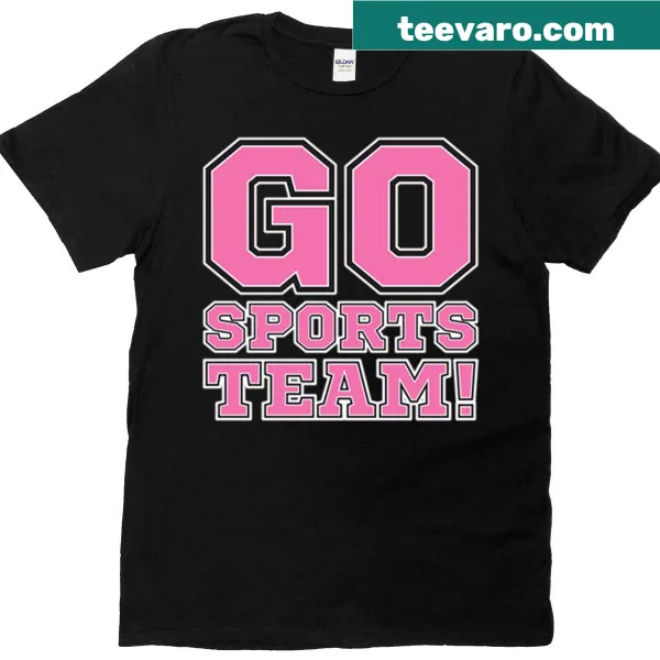 Energetic t-shirt with cheerful sports-themed text
