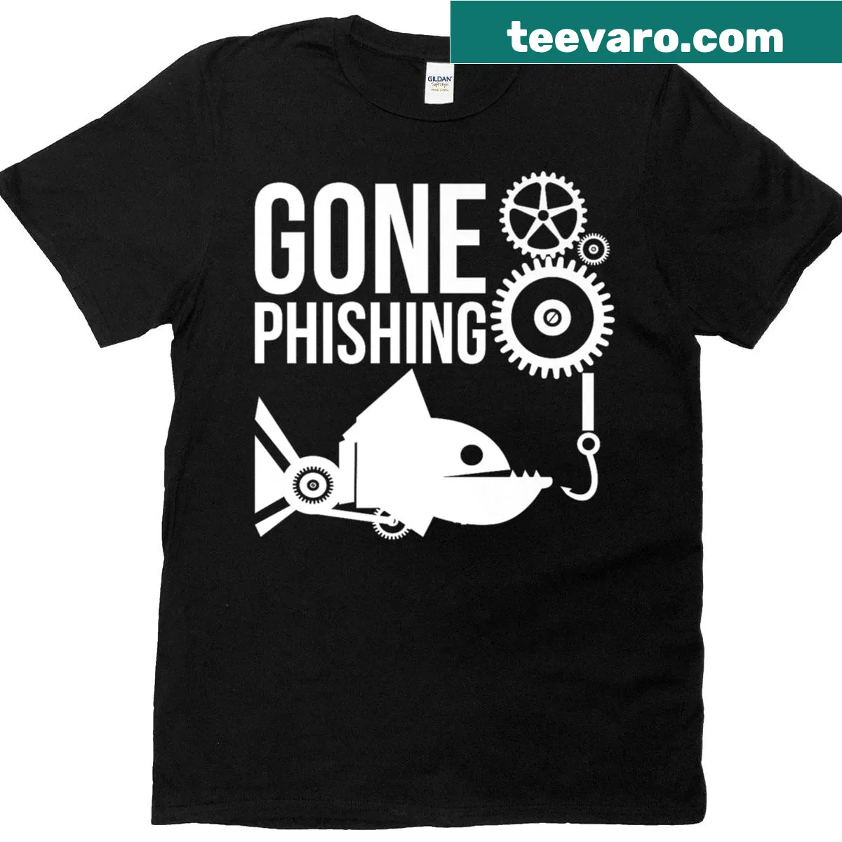 Funny cybersecurity-themed T-shirt design — on a men's t-shirt