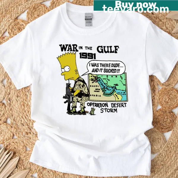 Illustrative Gulf Bart design on a T-shirt representing ocean adventure