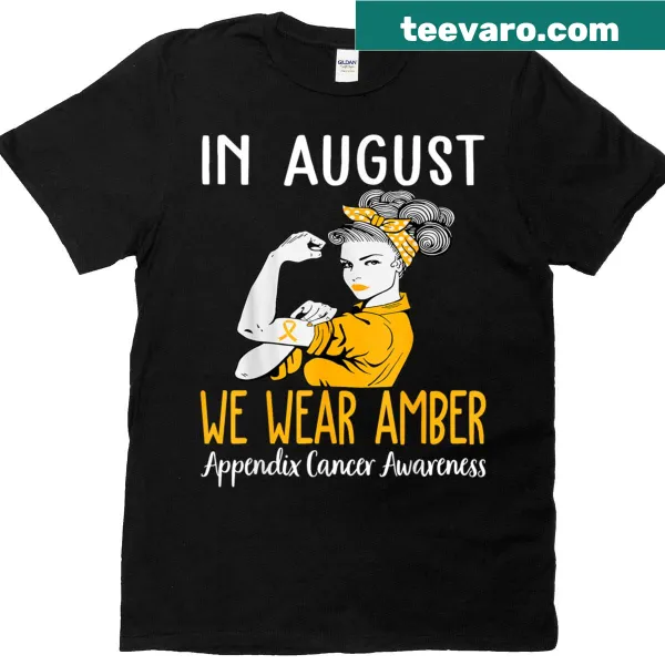 T-shirt promoting Appendix Cancer Awareness Month