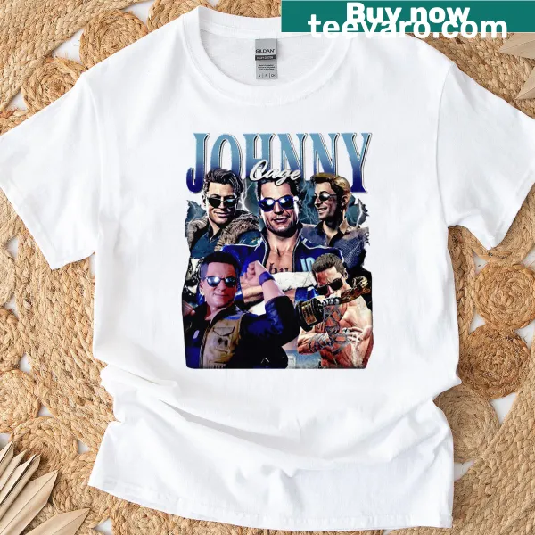 Vintage Johnny Cage t-shirt with classic graphic