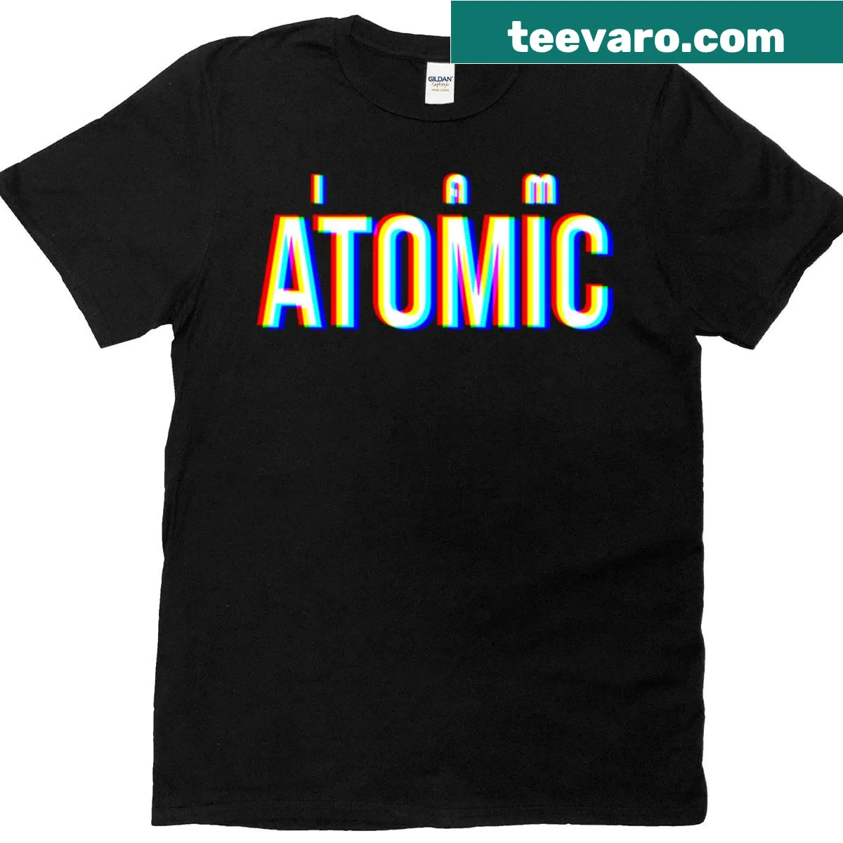 Anime character Cid Kagenou in TikTok glitch style on t-shirt — on a men's t-shirt
