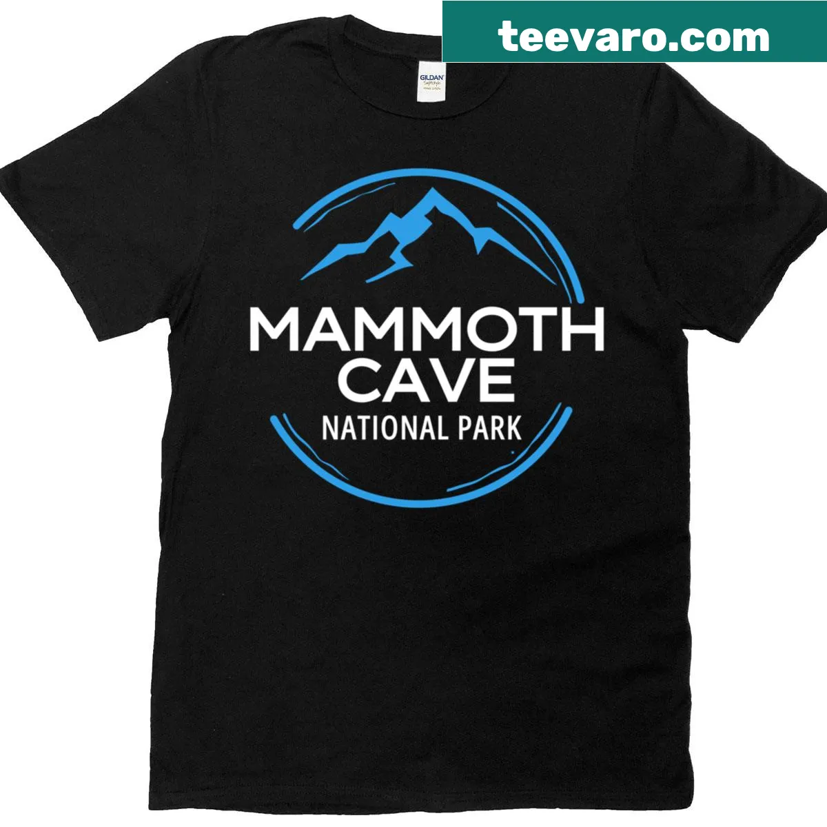 Mammoth Cave National Park vintage T-shirt with retro graphic — on a men's t-shirt
