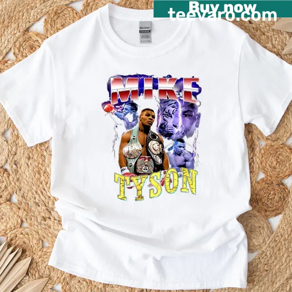 Vintage-inspired T-shirt featuring Mike Tyson design