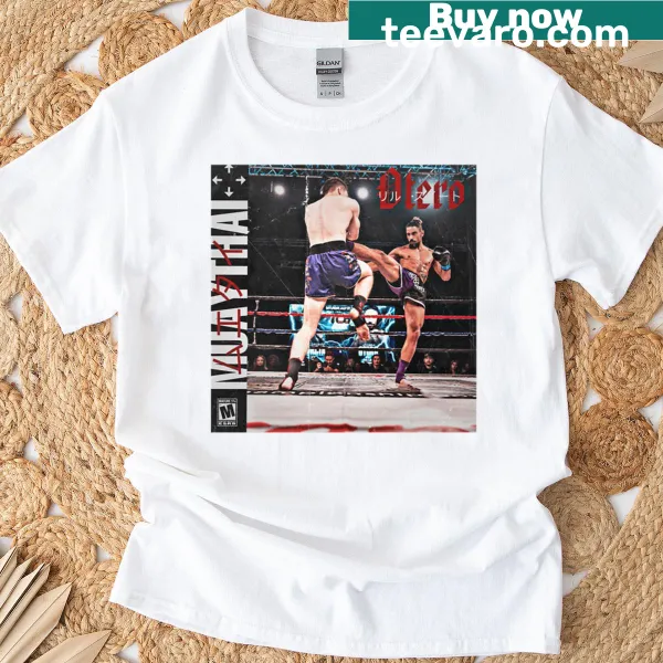 Muay Thai t-shirt with fighter illustration