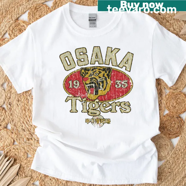 Vintage-style Osaka Tigers 1935 graphic t-shirt