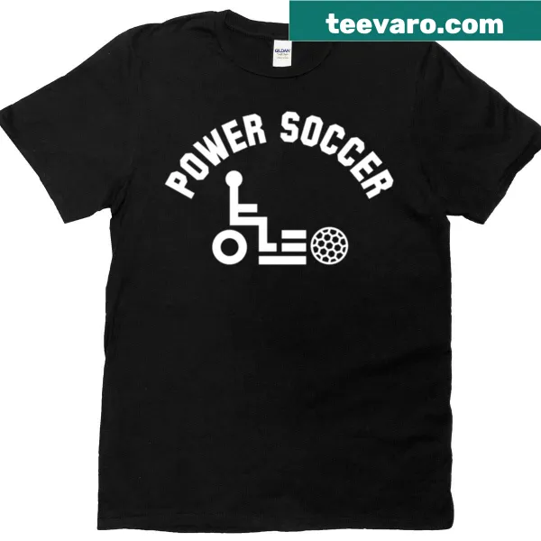 Power Soccer T-shirt with bold text design