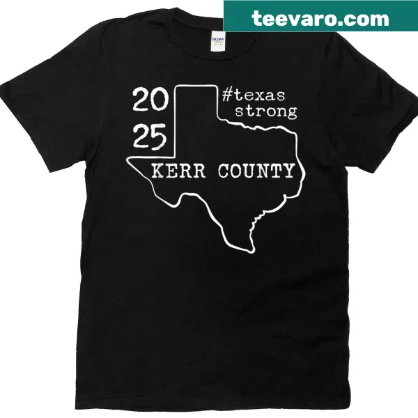 Inspirational T-shirt with 'Pray For Texas' and storm message