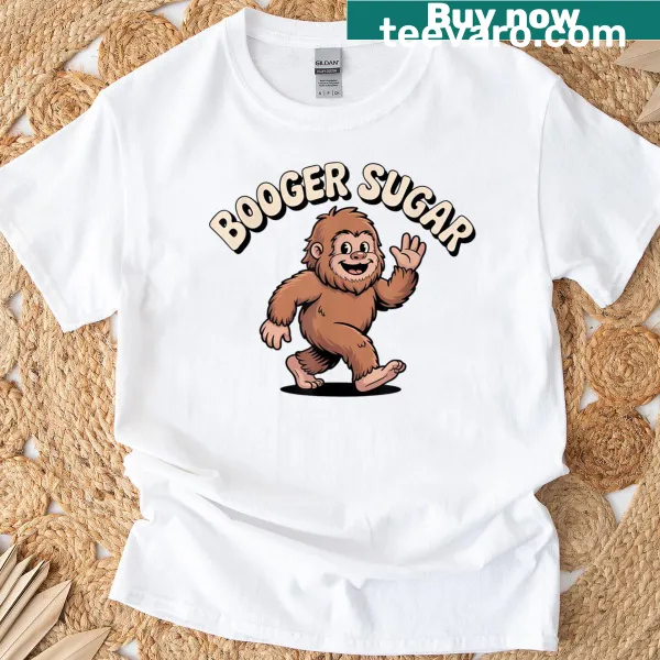 Playful cartoon T-shirt featuring Sasquatch or Yeti illustration