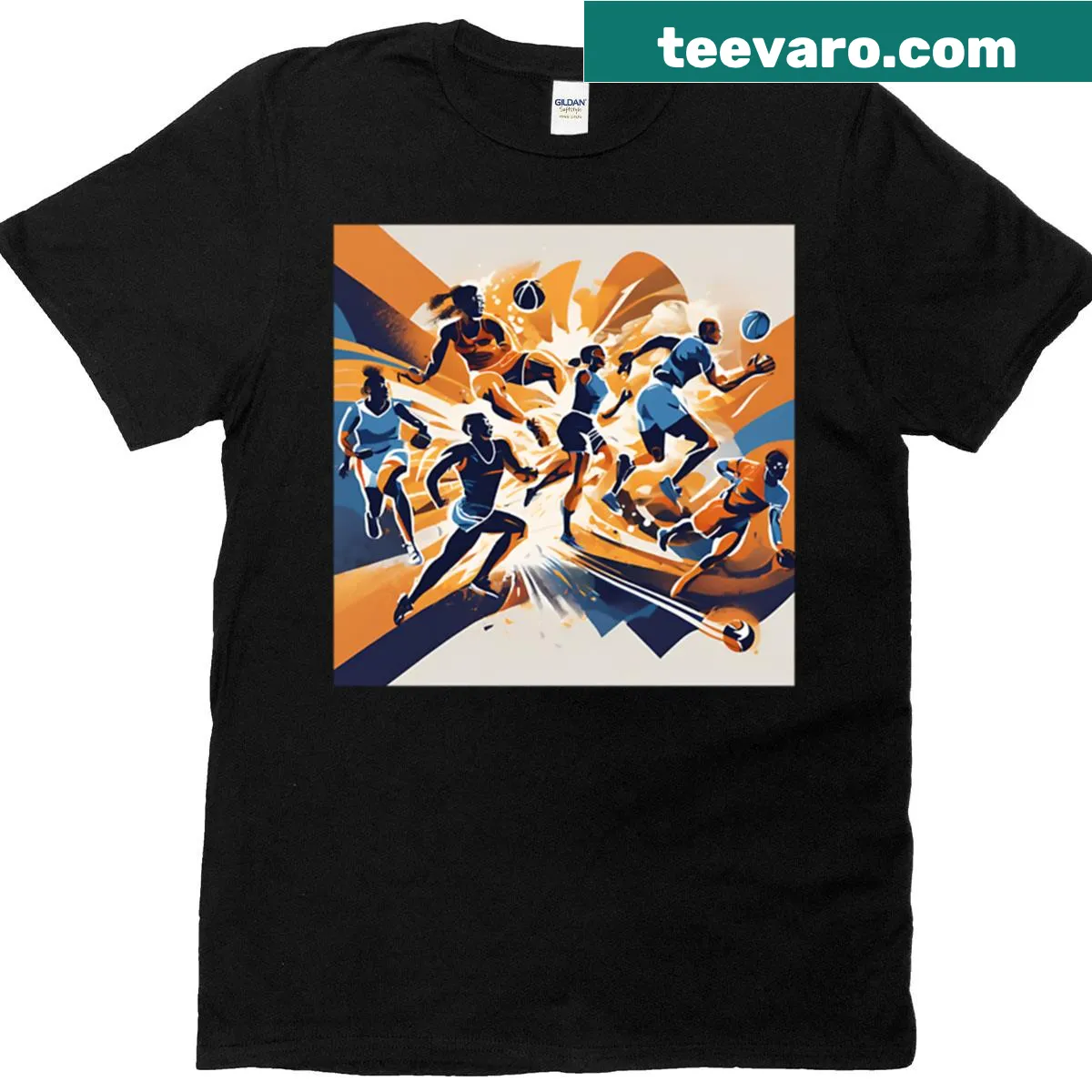Typography-focused design on the Sb Art Works T-shirt, celebrating creativity. — on a men's t-shirt