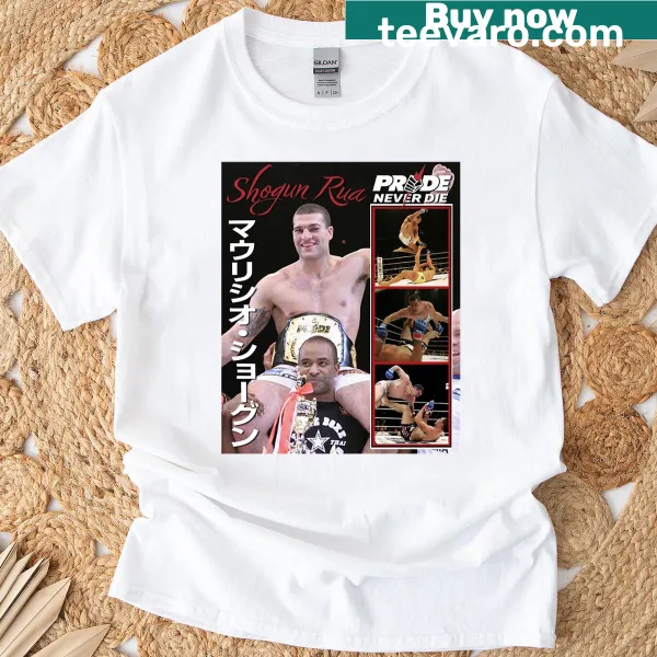 Shogun Pride t-shirt featuring a powerful message
