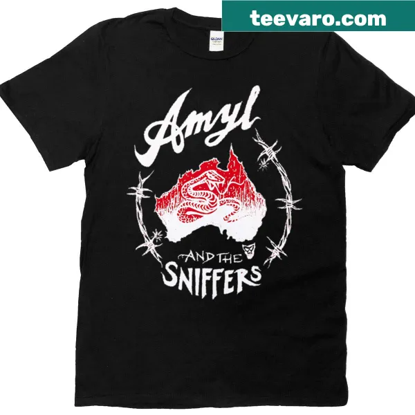 Graphic t-shirt featuring a humorous snake design