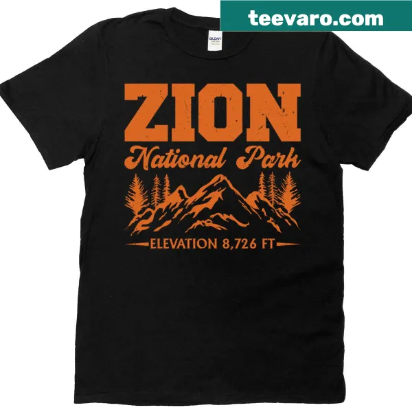 Funny T-shirt celebrating Zion National Park and its canyon