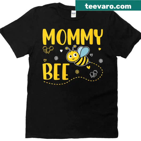 Mommy Bee shirt with bee illustration for mothers and families