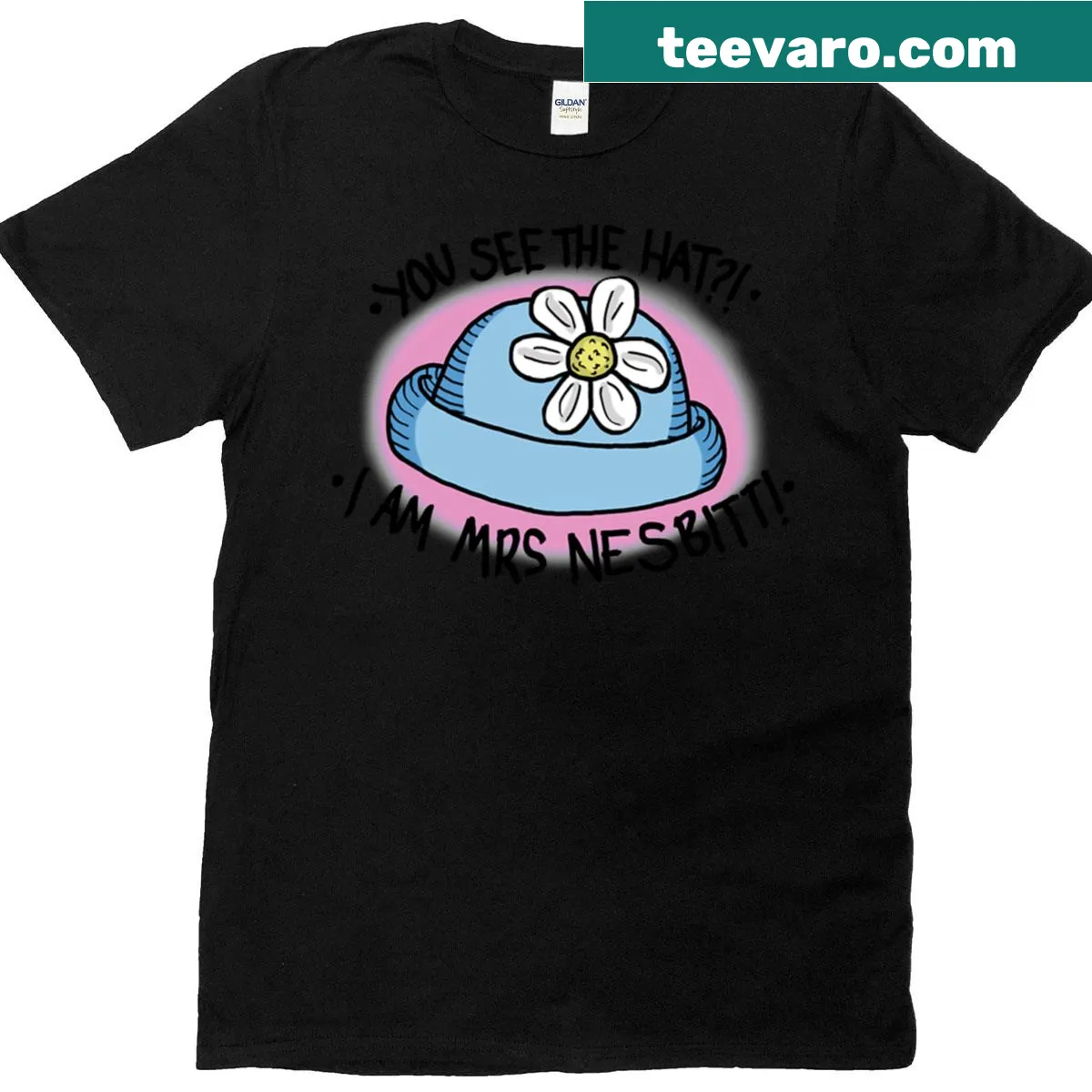 T-shirt with the playful phrase 'You See The Hat.' — on a men's t-shirt