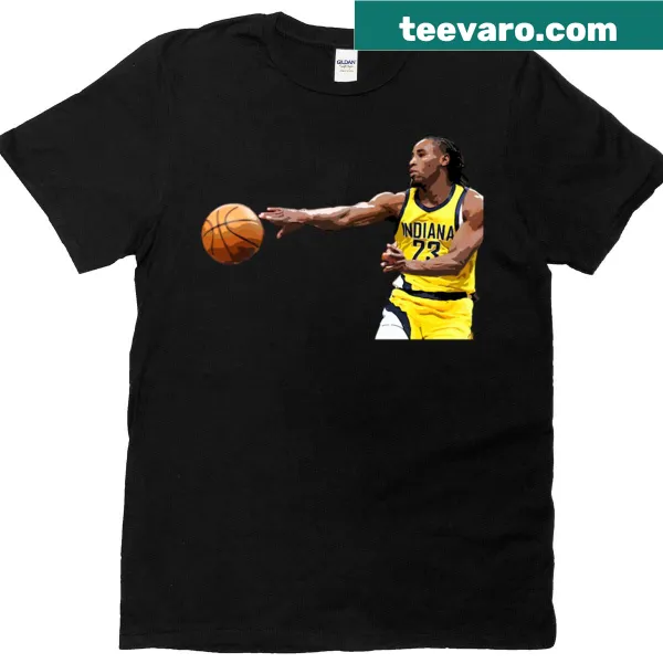 Tribute T-shirt featuring Aaron Nesmith's design
