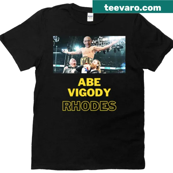 T-shirt featuring Abe Vigoda's name for movie fans.