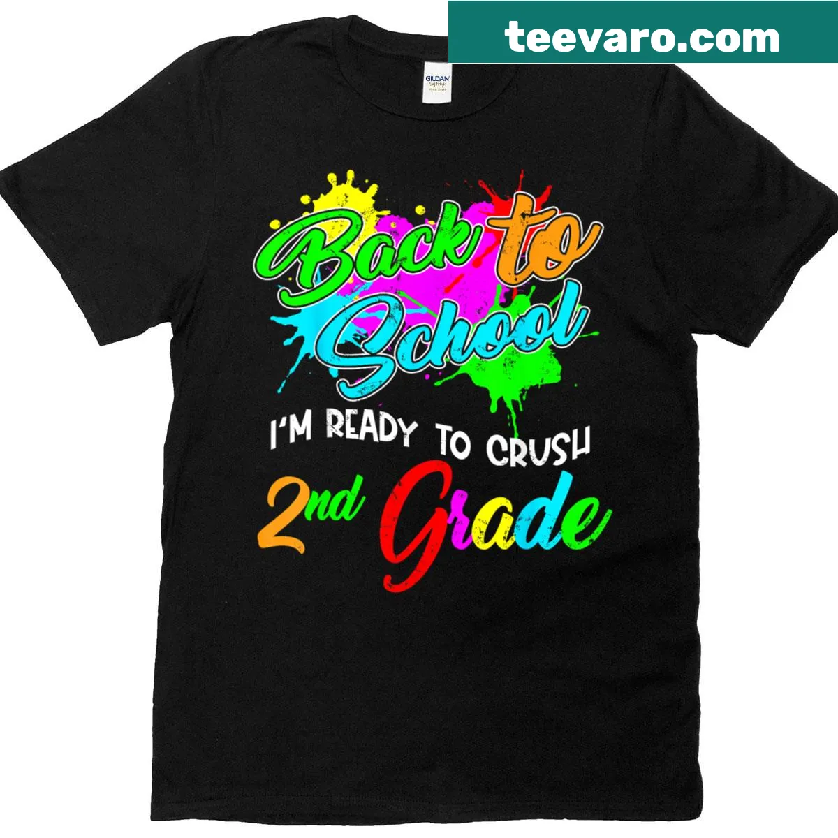 Kids T-shirt with the slogan Ready to Crush 2nd Grade — on a men's t-shirt