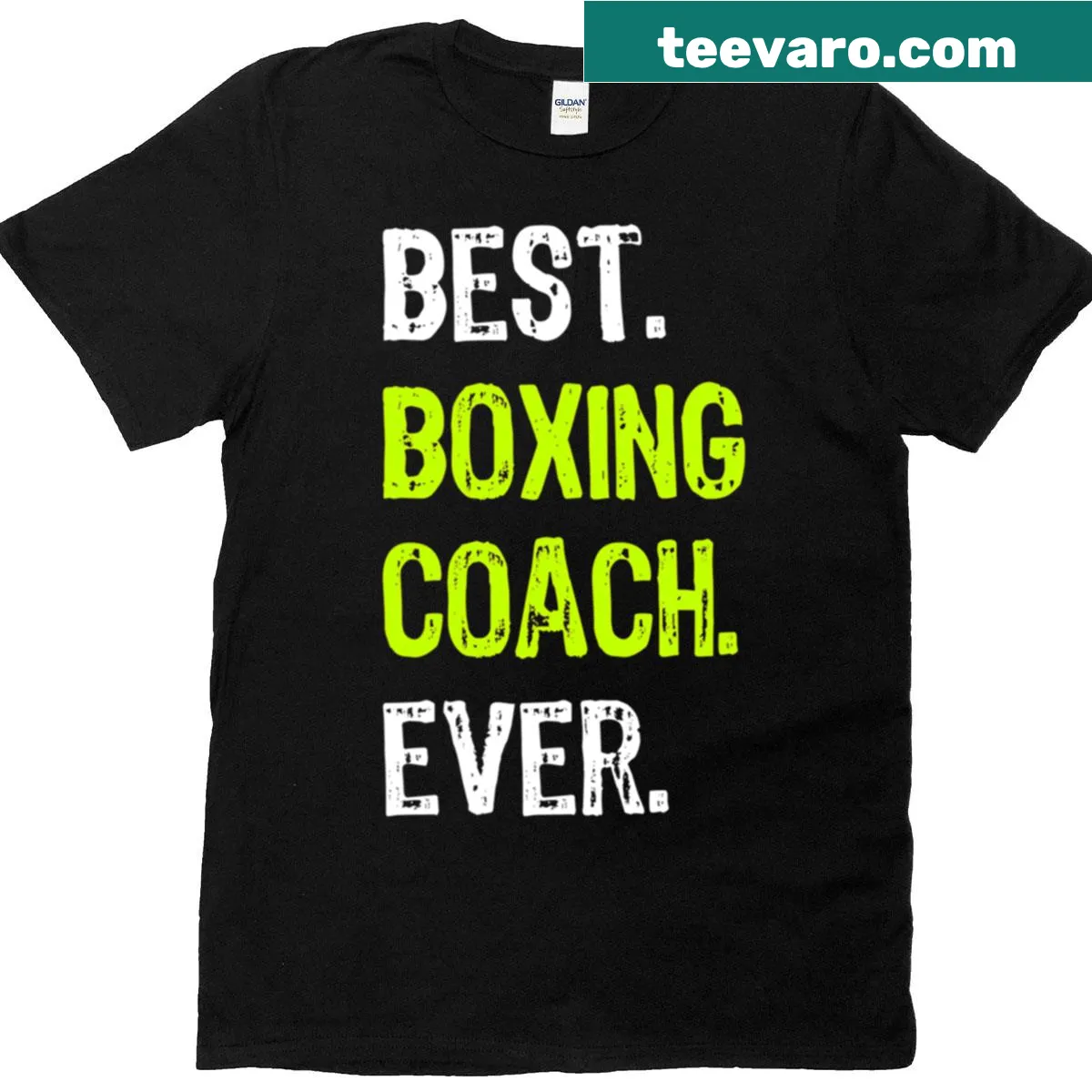 Funny boxing coach T-shirt with humorous slogan — on a men's t-shirt