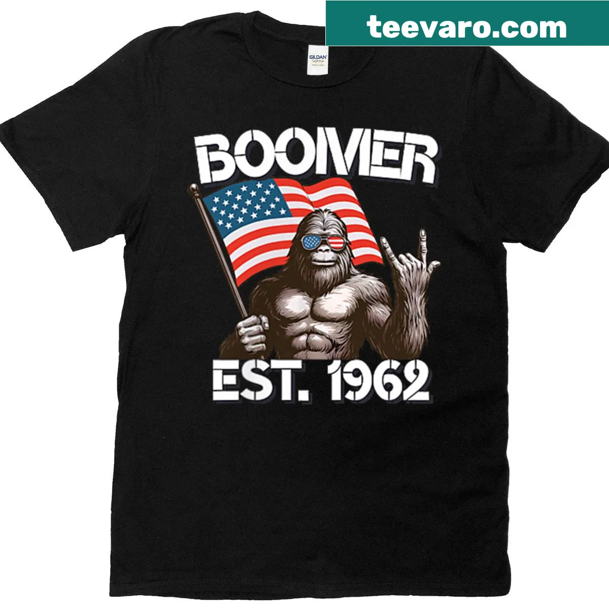 Sarcastic T-shirt with Grumpy Old Man graphic — on a men's t-shirt