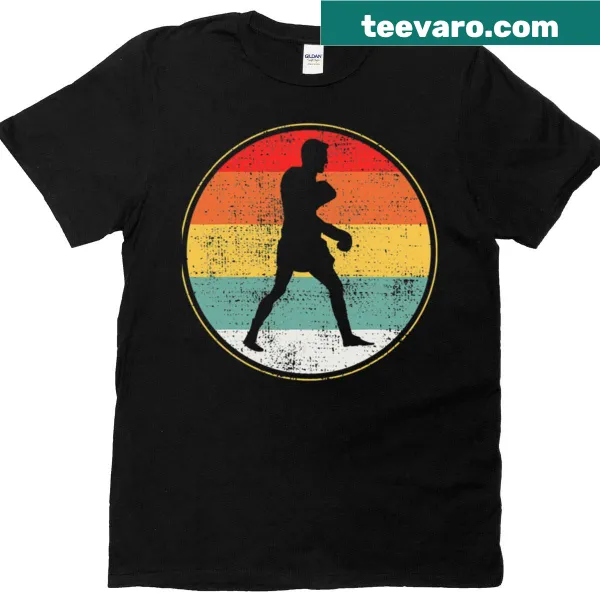 Retro Vintage Boxer T-shirt with nostalgic boxing design