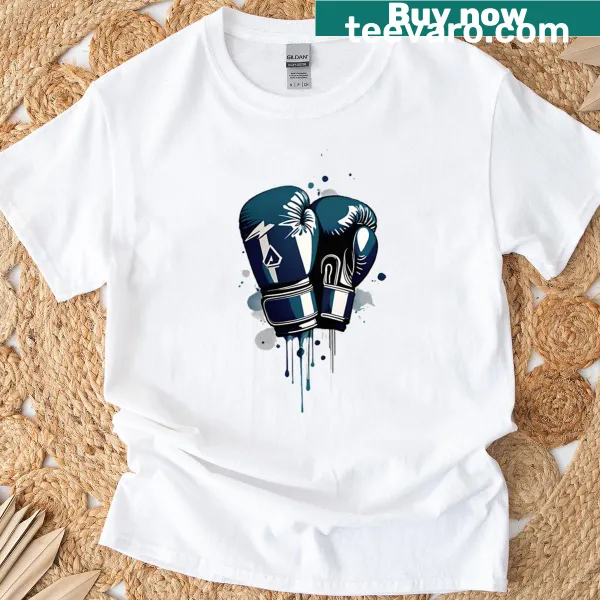 Boxing gloves illustrated T-shirt for boxing lovers