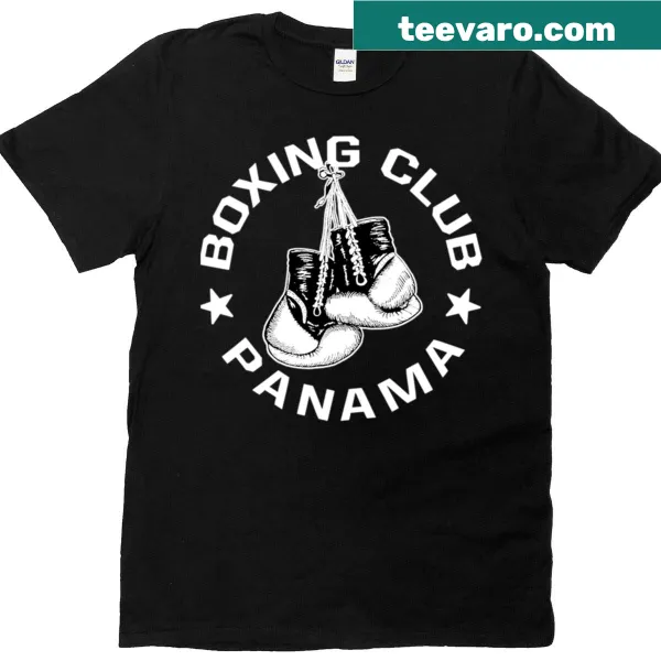 Boxing Club Panama Gloves Graphic T-shirt with boxing gloves design