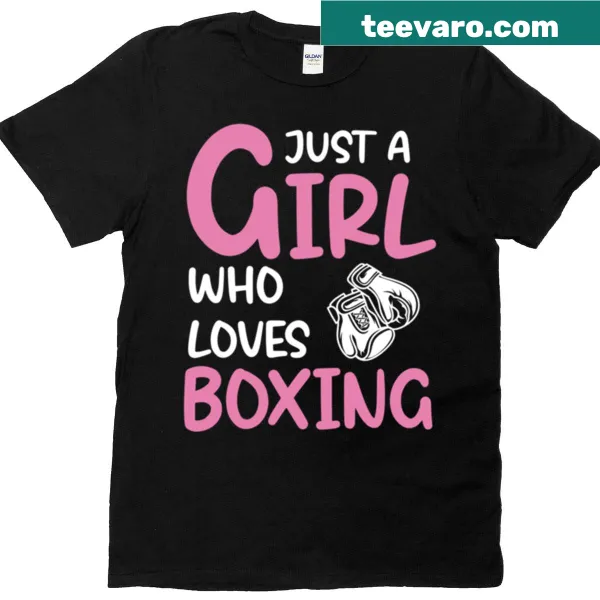 Boxing girl T-shirt with bold text and graphic