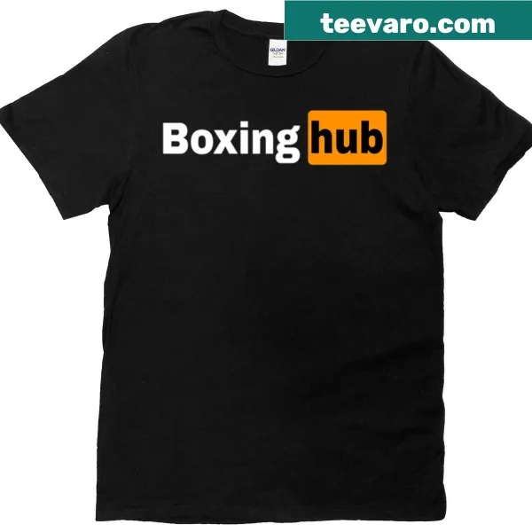 T-shirt featuring a boxing hub theme for enthusiasts.