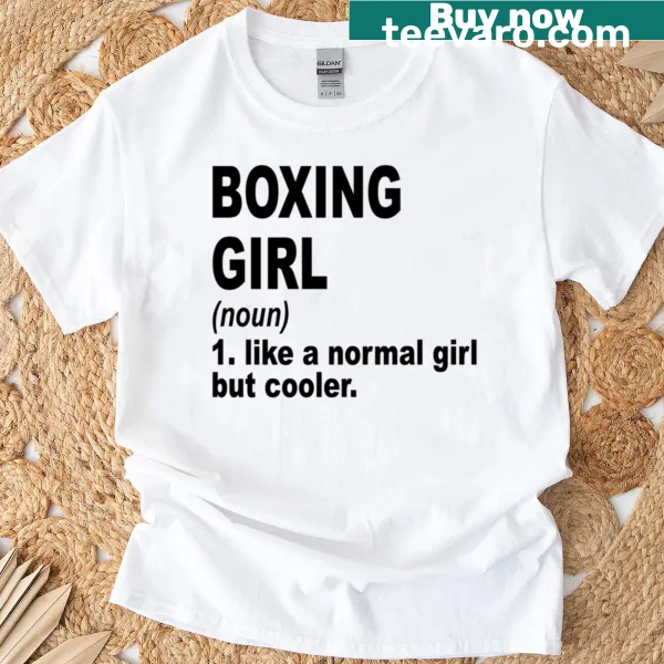 Funny t-shirt for girls with 'Like A Normal Girl But Cooler' text