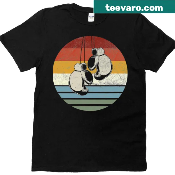 Vintage Retro Boxsport t-shirt with nostalgic boxing design